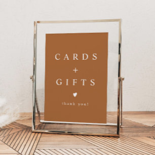 Póster Cartas y regalos de Naranjas quemados en la terraz