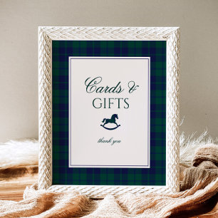 Póster Cartas y regalos de repostería de caballos de Roca