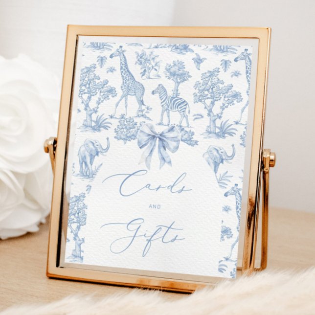 Póster Cartas y regalos franceses de Toile de Jouy Safari (Subido por el creador)