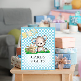 Póster Cartas y regalos Mesa Teddy Bear Picnic Baby Showe