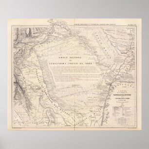 Póster Carte, Province of Santiago del Estero