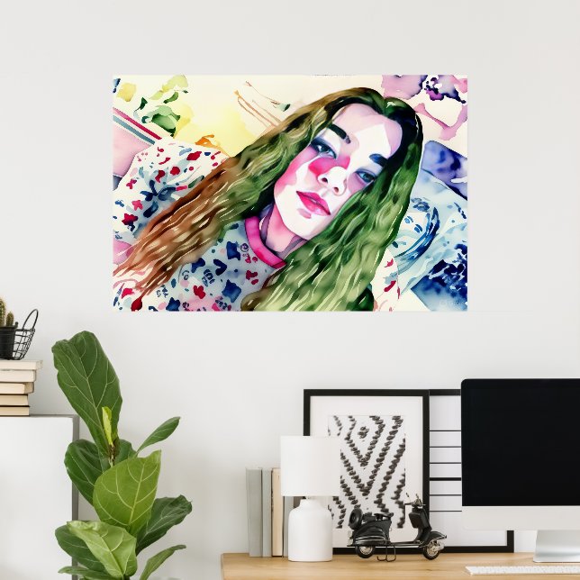 Póster Cartel (Oficina en casa)