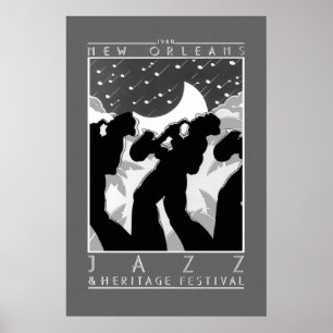 Póster Cartel Antiguo de Jazz