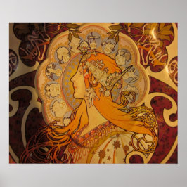 Póster Cartel Art Nouveau