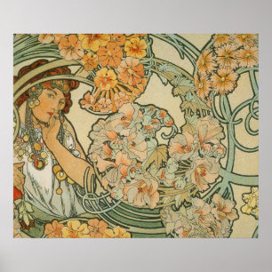 Póster Cartel Art Nouveau
