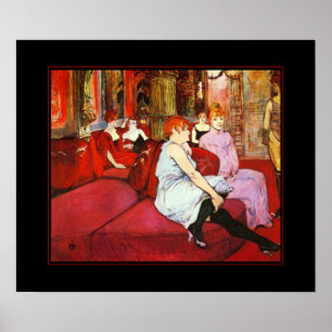Póster Cartel Artistas Famosos Henri de Toulouse Lautrec