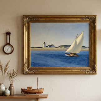Póster cartel artístico vintage de Edward Hopper