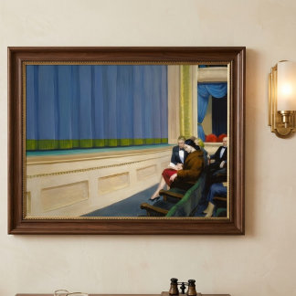Póster cartel artístico vintage de Edward Hopper