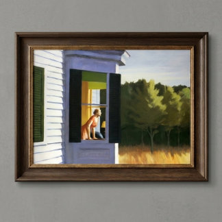 Póster cartel artístico vintage de Edward Hopper