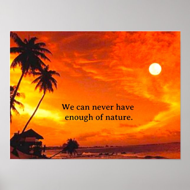 Póster Cartel Atardecer (Frente)