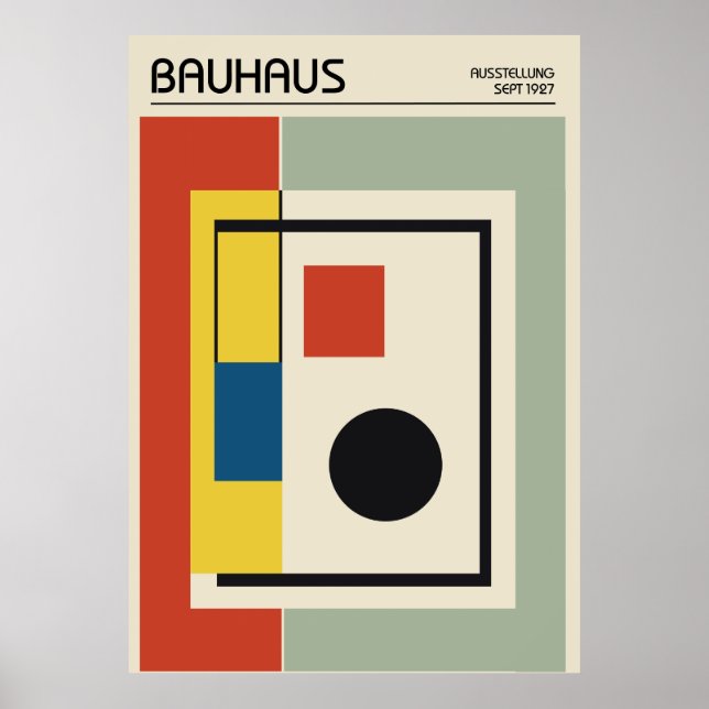 Póster Cartel Bauhaus (Frente)