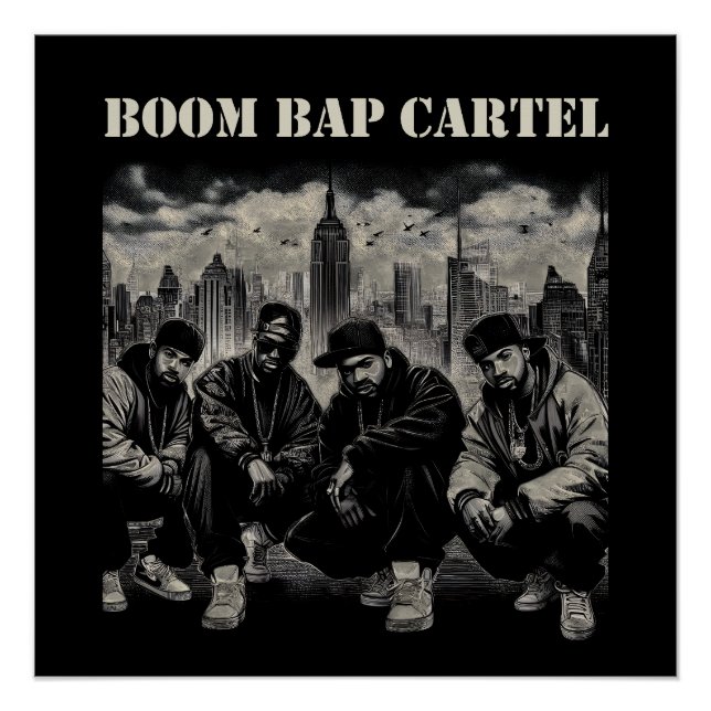 Póster Cartel Boom Bap (Anverso)