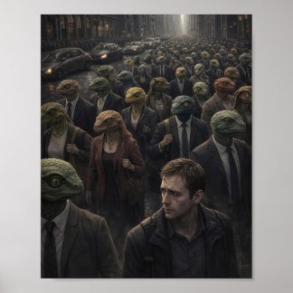 Póster Cartel de Alone Among Another Evolution