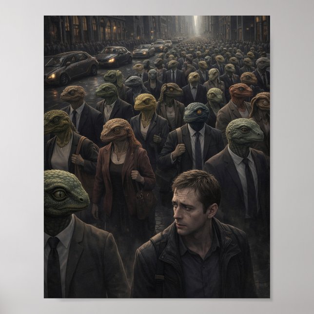 Póster Cartel de Alone Among Another Evolution (Frente)