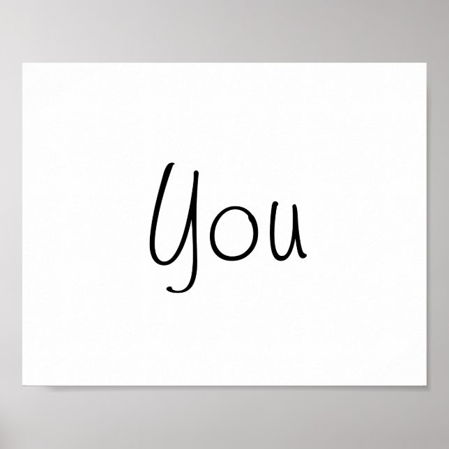 Póster Cartel de apoyo fotográfico del boda "You" de "Tha (Frente)