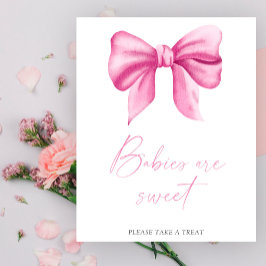 Póster Cartel de arco iris de acuarela rosa - los bebés s