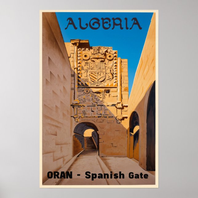 Póster Cartel de Argelia (Frente)