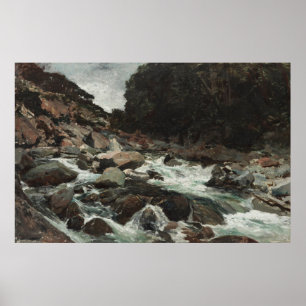 Póster Cartel de Arroyo de Montaña, Garganta de Otira (18