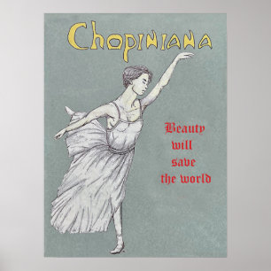 Póster Cartel de Art Nouveau