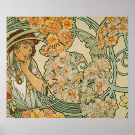 Póster Cartel de Art Nouveau