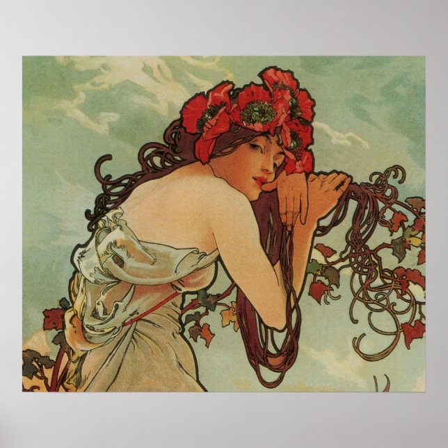 Póster Cartel de Art Nouveau (Frente)