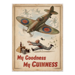 Póster Cartel de Aviación Irlandesa de la Segunda Guerra