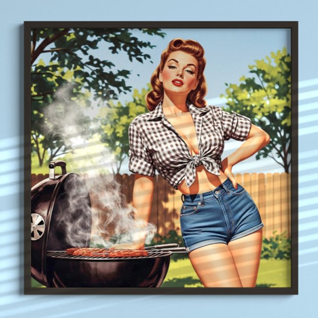 Póster Cartel de barbacoa vintage (Subido por el creador)