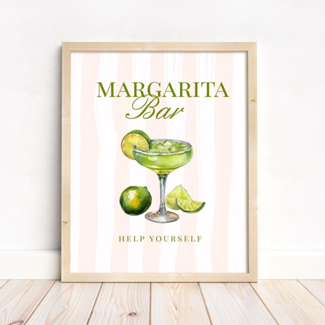 Póster Cartel de barra de margaritas Margs & Matrimony (Subido por el creador)
