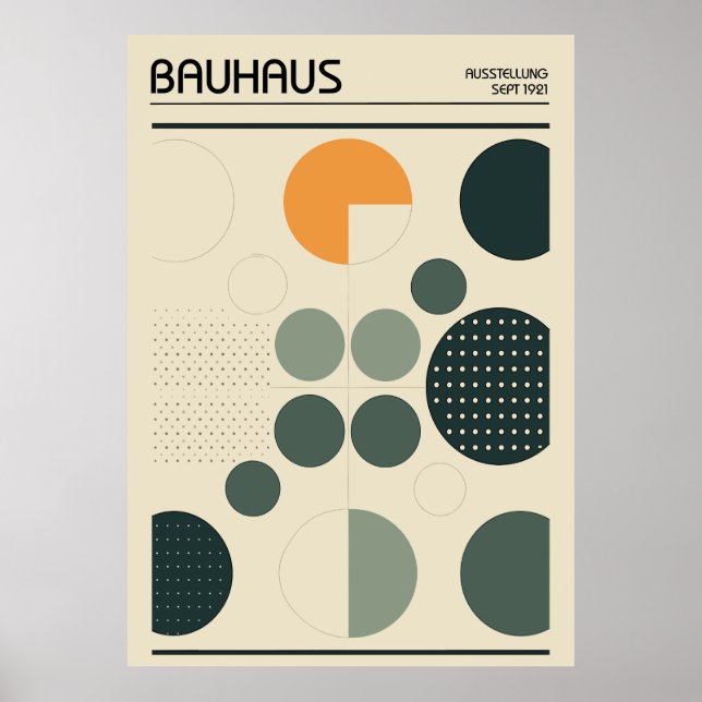Póster Cartel de Bauhaus (Frente)