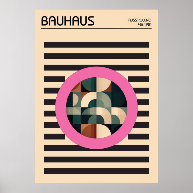 Póster Cartel de Bauhaus (Frente)