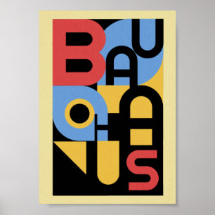 Póster Cartel de Bauhaus