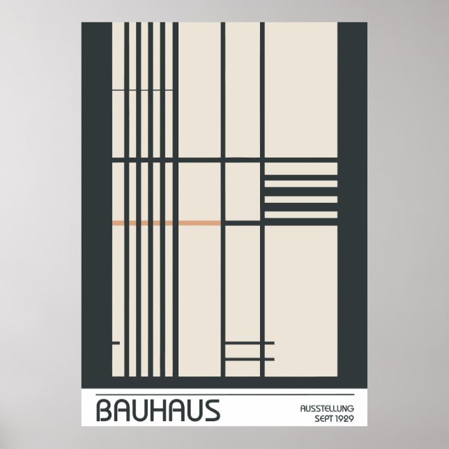 Póster Cartel de Bauhaus (Frente)