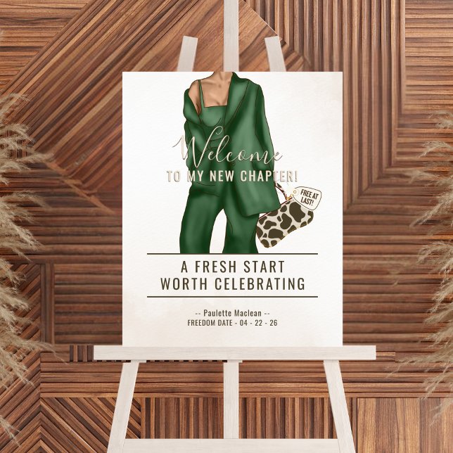 Póster Cartel de bienvenida a la fiesta de divorcio (Subido por el creador)