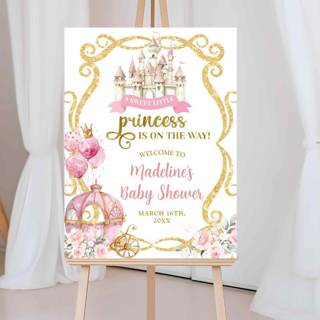 Póster Cartel de bienvenida a la princesa real en carruaj (Subido por el creador)