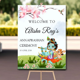 Póster Cartel de bienvenida de Annaprashan
