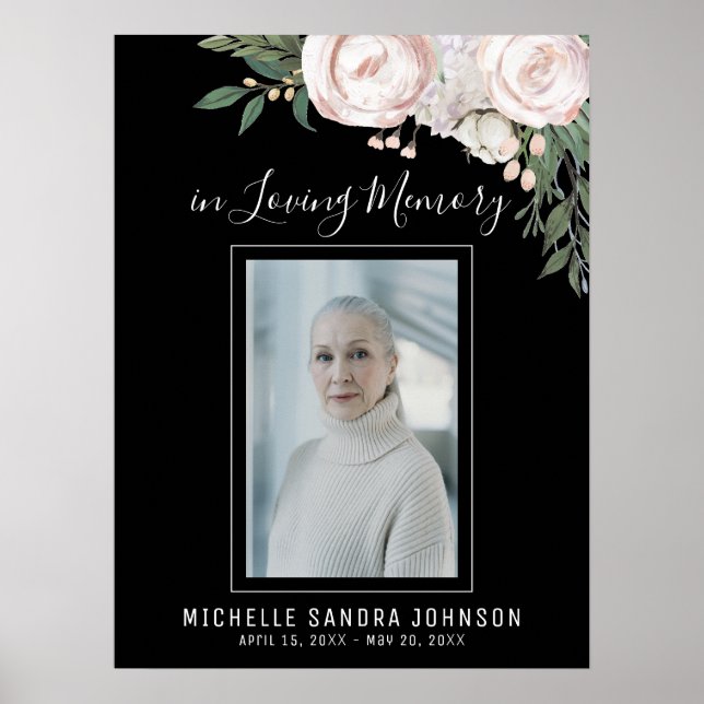 Póster Cartel de bienvenida de celebración de la vida en  (Frente)