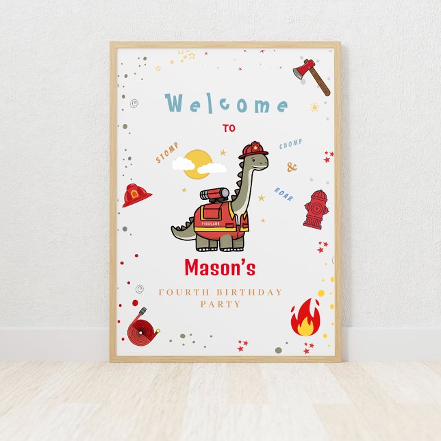 Póster Cartel de bienvenida de cumpleaños de Adorable Fir (Subido por el creador)