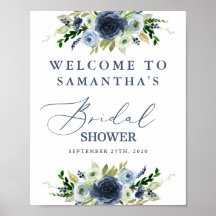 Cartel de bienvenida de despedida de soltera flora