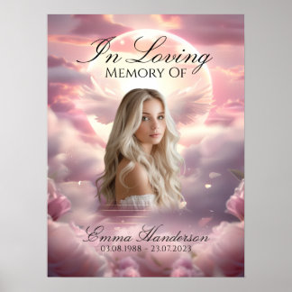 Póster Cartel de bienvenida de Heavenly Wings Memorial