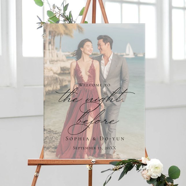 Póster Cartel de bienvenida de la cena de ensayo fotográf (Subido por el creador)