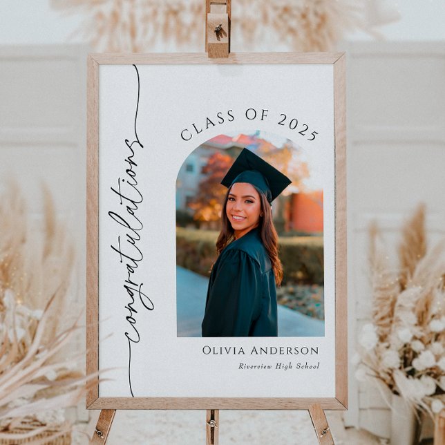 Póster Cartel de bienvenida de la felicitación por gradua (Subido por el creador)