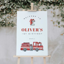 Cartel de bienvenida de la fiesta de cumpleaños de