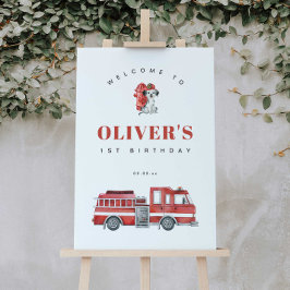 Póster Cartel de bienvenida de la fiesta de cumpleaños de