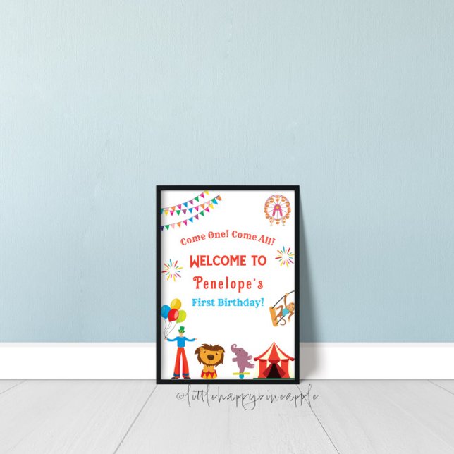 Póster Cartel de bienvenida de la fiesta de cumpleaños de (Subido por el creador)