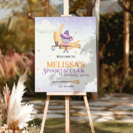 Póster Cartel de bienvenida de la fiesta de cumpleaños de