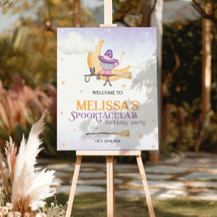 Póster Cartel de bienvenida de la fiesta de cumpleaños de