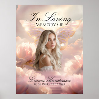 Póster Cartel de bienvenida de la mariposa Ascend Memoria