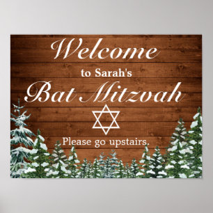 Póster Cartel de bienvenida de Snowowley Wood & Forest Ba