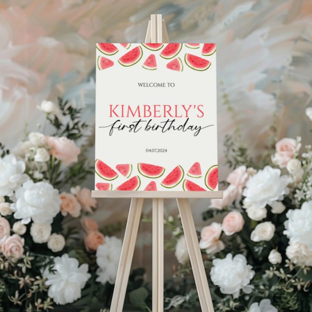 Póster Cartel De Bienvenida De Uno En Melón (Subido por el creador)