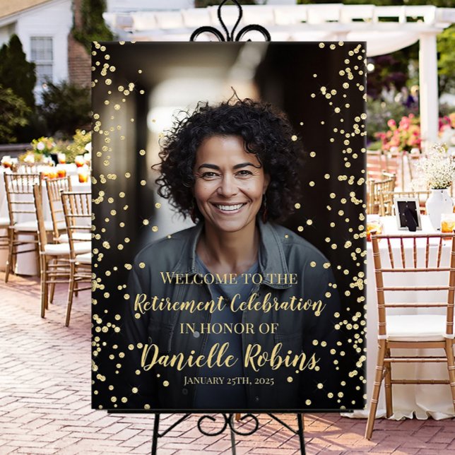 Póster Cartel de bienvenida del fiesta de Jubilación con  (Subido por el creador)